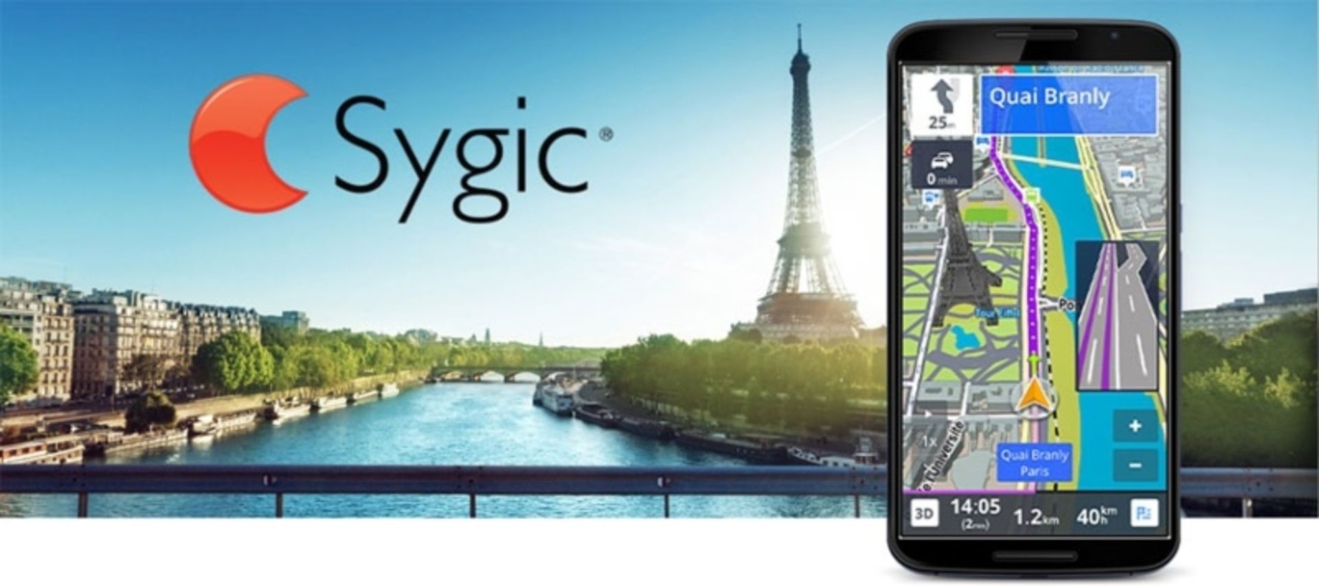 اپلیکیشن مسیریاب آفلاین GPS Navigation and Maps Sygic