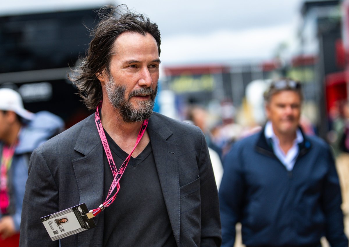 Keanu Reeves Makes British GP Appearance After Huge Cadillac News - Newsweek
