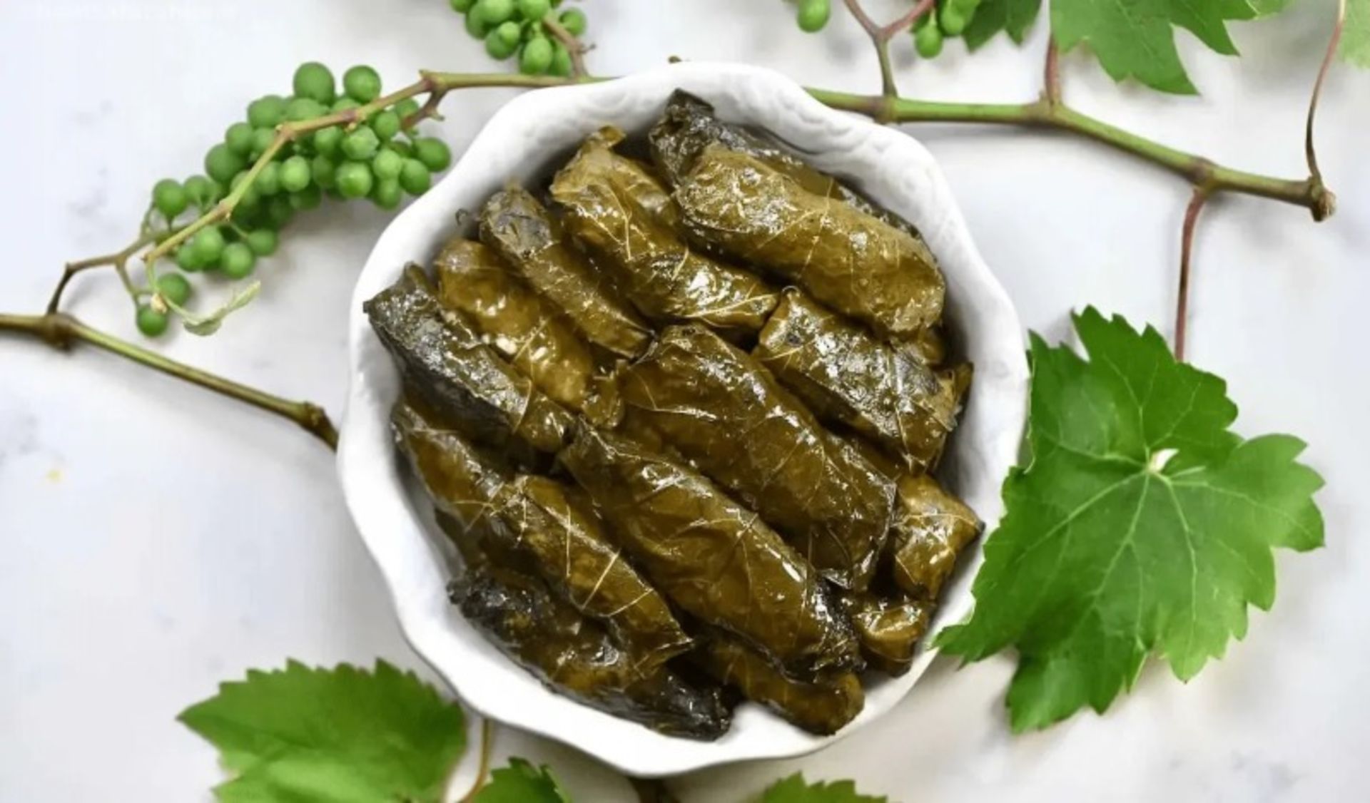 دلمه برگ مو رولی