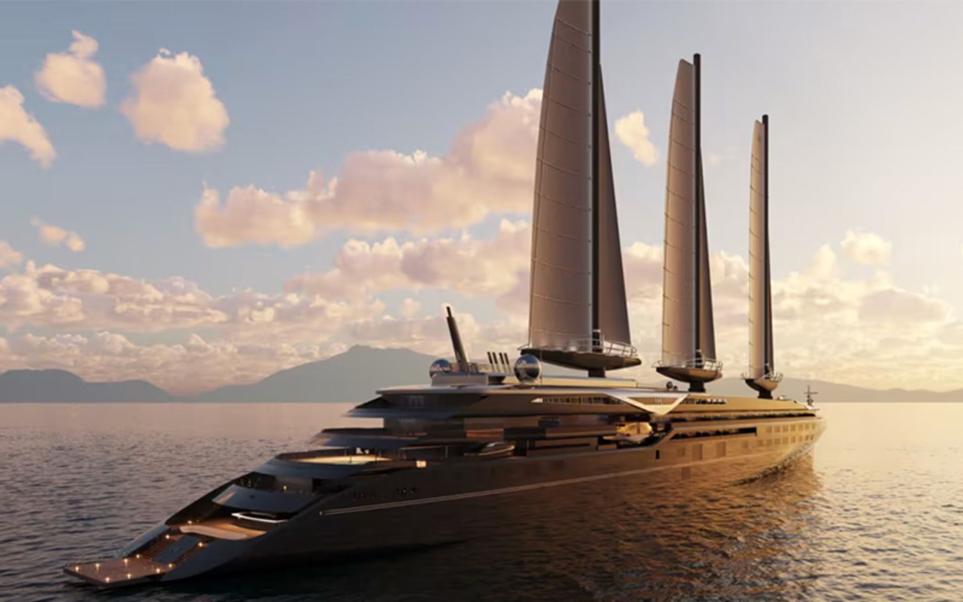 کشتی کورینتیان در دریا