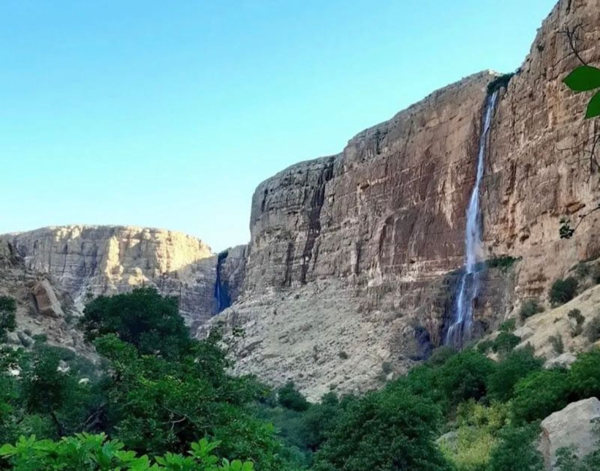 ارتفاع آبشار پیران